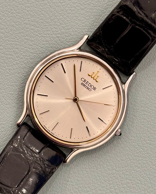 CREDOR 8J81-6A30 — Silver Dial — Japanese Vintage Luxury — Circa. 1990s